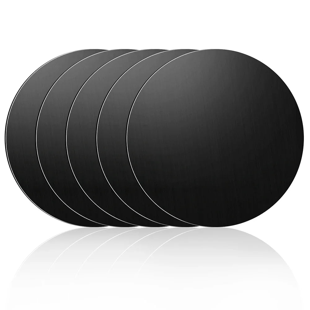 Magnetic Metal Plate Disk Car Phone Holder Stickers lifestyle view