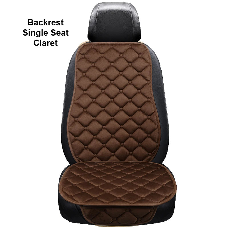 Car Seat Cushion Cover Universal Winter Warm Rear Seat Protector Three Piece lifestyle view