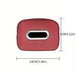 Leather Car Tissue Box Holder for Sun Visor, Headrest and Armrest