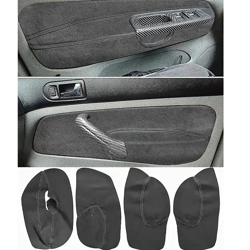 For VW Golf 4 MK4 Bora Jetta 1998 1999 2000 2001 2002 2003 2004 2005 Armrest Panel Suede Leather Cov