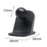 Car Cell Phone Holder Base 17mm Ball Head Base Dashboard Mounting Suction Cup Anti- additional angle