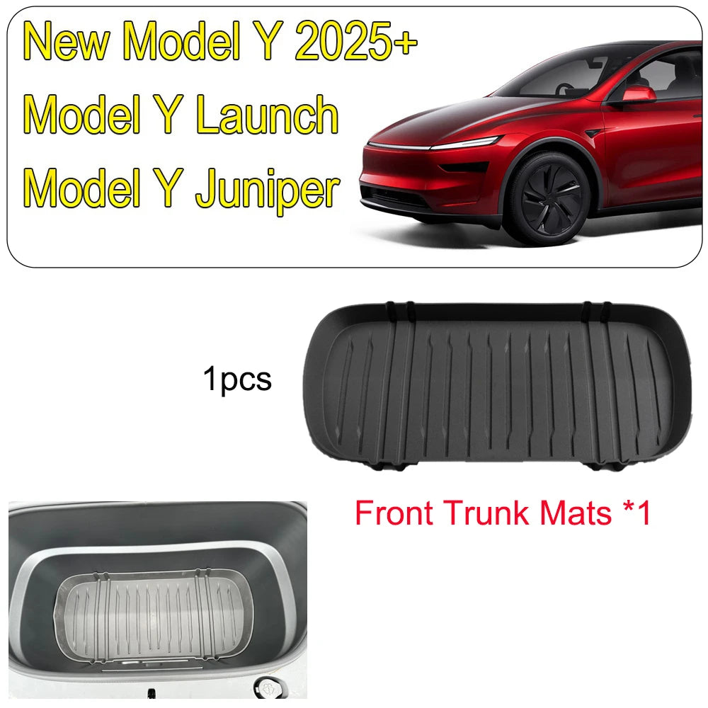 Tesla Model Y Juniper 2025–2026 Floor Mats | Complete Interior Protection detail view