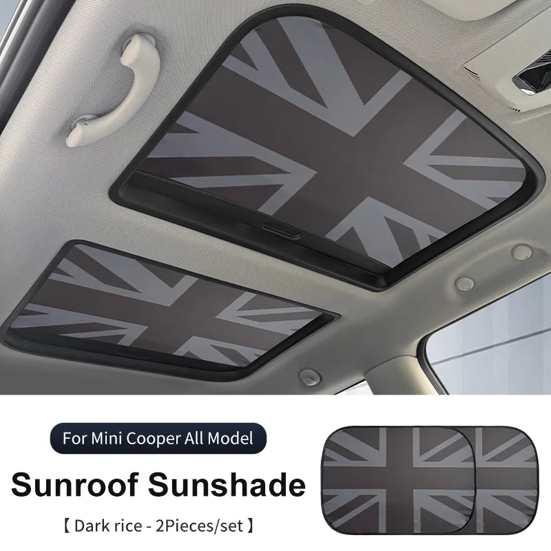 Mini Cooper Sunroof Sunshade Cover | UV Protection Heat Shield Foldable additional angle