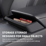 Central Armrest Storage Box for Tesla Model 3 Highland | Multi-Functional Glasses and Ph detail view