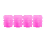 Luminous Valve Caps Fluorescent Night Car Tire Valve Caps Motorcycle Bike Glowing Deco close-up view