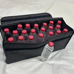 Gray Foldable Car Trunk Organizer close-up view