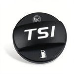 Alloy Car Fuel Cap Oil Box Lid Petrol Tank Covers for Volkswagen VW TSI Logo B5 RlineS close-up view