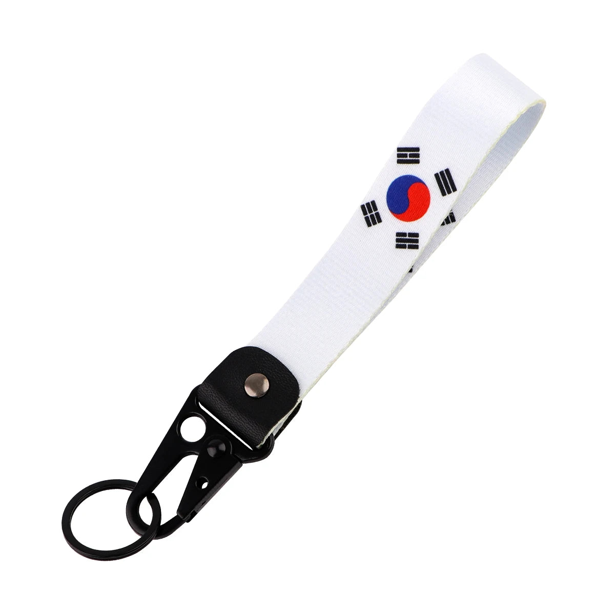 Flag Car Keychain Key Ring alternate view