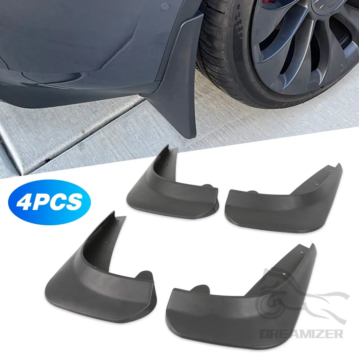 4pcs Universal Car Fender Mud Flaps Splash Guards MudFlaps Front Rear Wheel Mudguards Auto Accessori