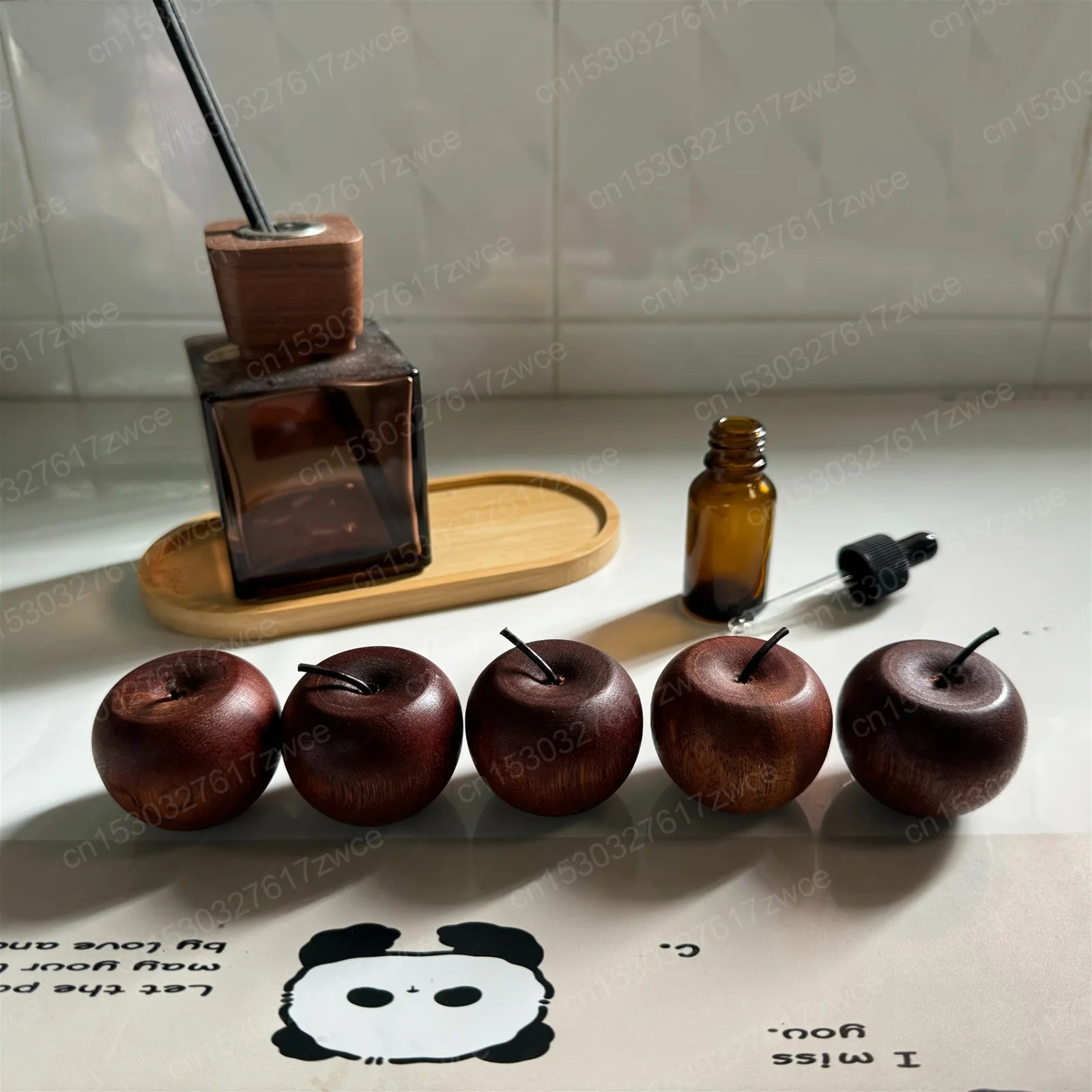 Maple Wood Apple Essential Oil Diffuser | Natural Aroma Diffuser for Home Decor lifestyle view
