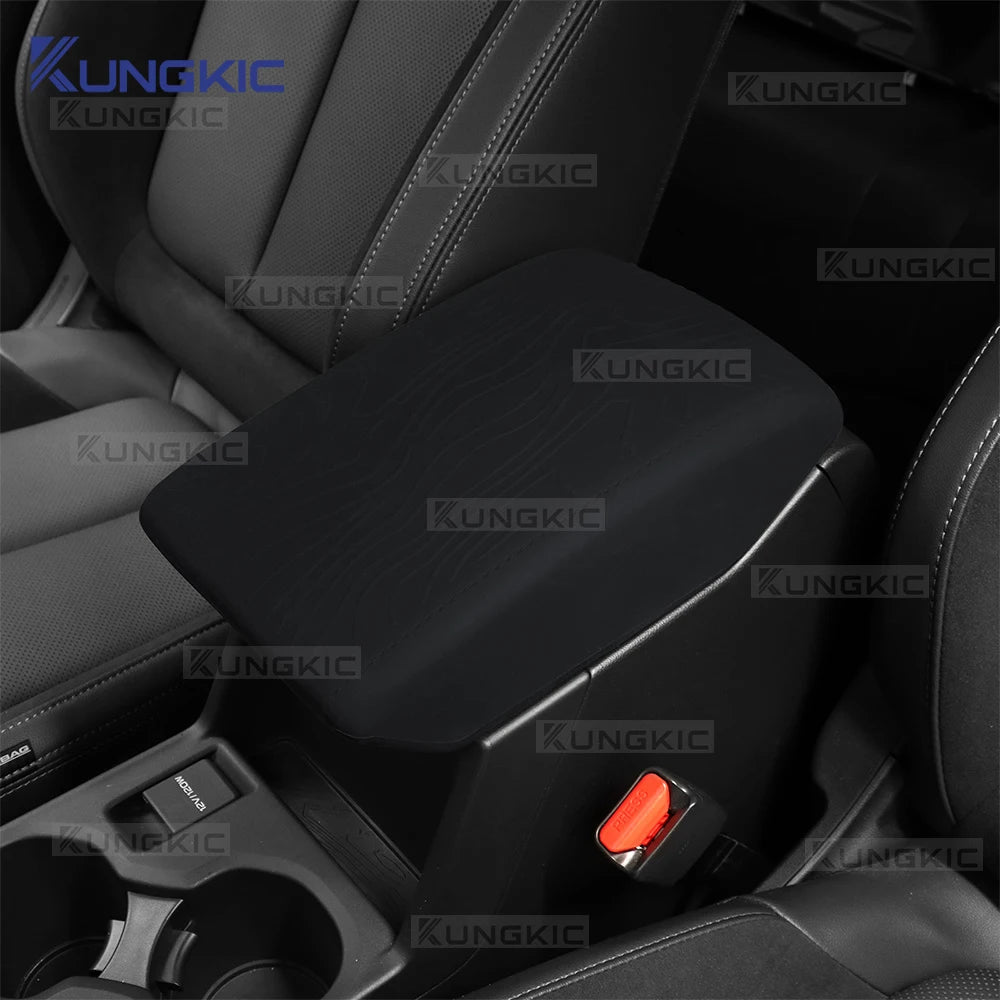 KUNGKIC For Subaru Forester 2025 2026 2027 LHD RHD Car Silicone Armrest Box Lid Cover Armrest Center Console Tray Box Protect