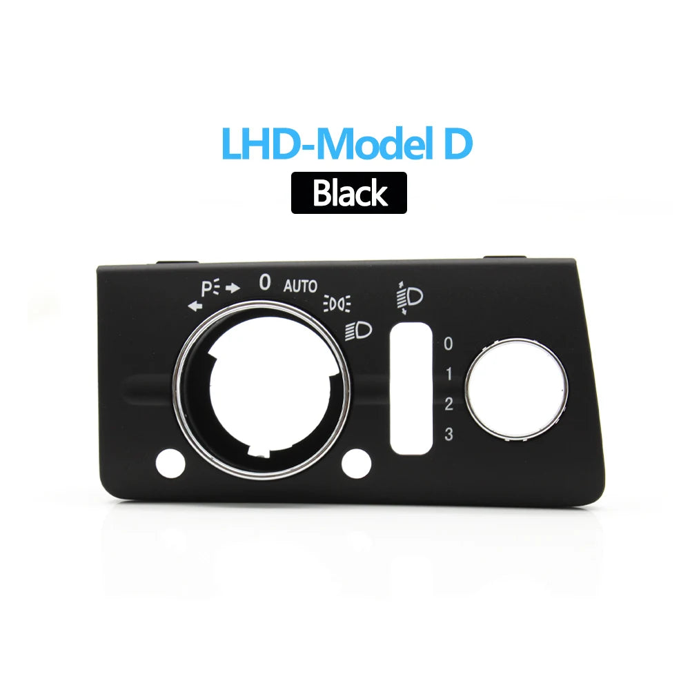 LHD RHD Front Dashboard Headlight Lamp Switch Cover Trim Replacement For Mercedes Benz W211 E Class 320 350 550 2003-2008