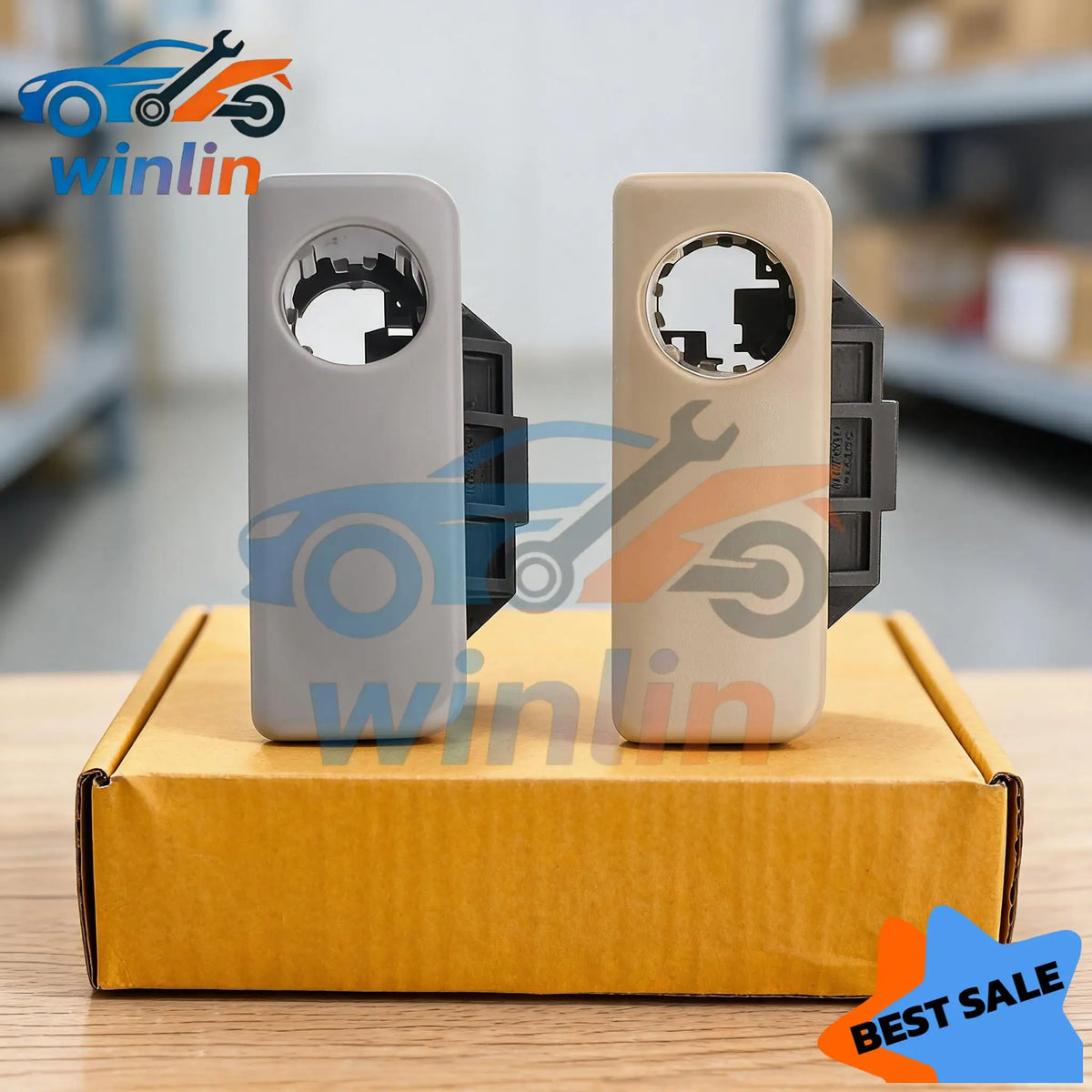 OEM 5550635020E0 ABS Glove Box Lock Latch Handle for Toyota 4Runner 2003-2009 Gray/Beige