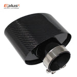 Oval Gloss Carbon Fiber Universal Car Muffler Tip Exhaust Pipe Nozzle Decoration | St lifestyle view