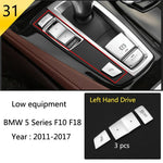 Car Interior Front Reading Lampshade, Lamp Decoration Frame For BMW 5 Series F10 F1 additional angle