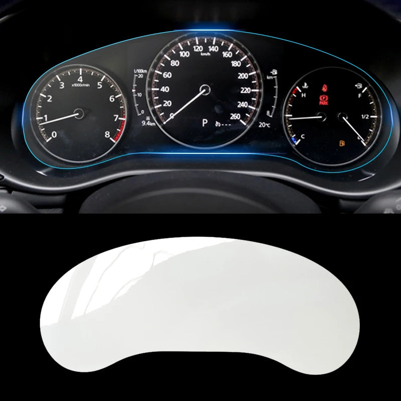 For Mazda 3 BP CX-30 CX30 2019 2020 2021 2022 2023 2024 2025 Car Dashboard Film Instrument Panel Display TPU Film Accessories