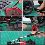 RC Car Repair Work Stand Tool Set for 1/8 1/10 1/12 1/16 1/18 Scale additional angle