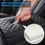 Tesla Model 3 & Model Y Juniper Armrest Cover Cushion | PU Leather Center Console Pro lifestyle view