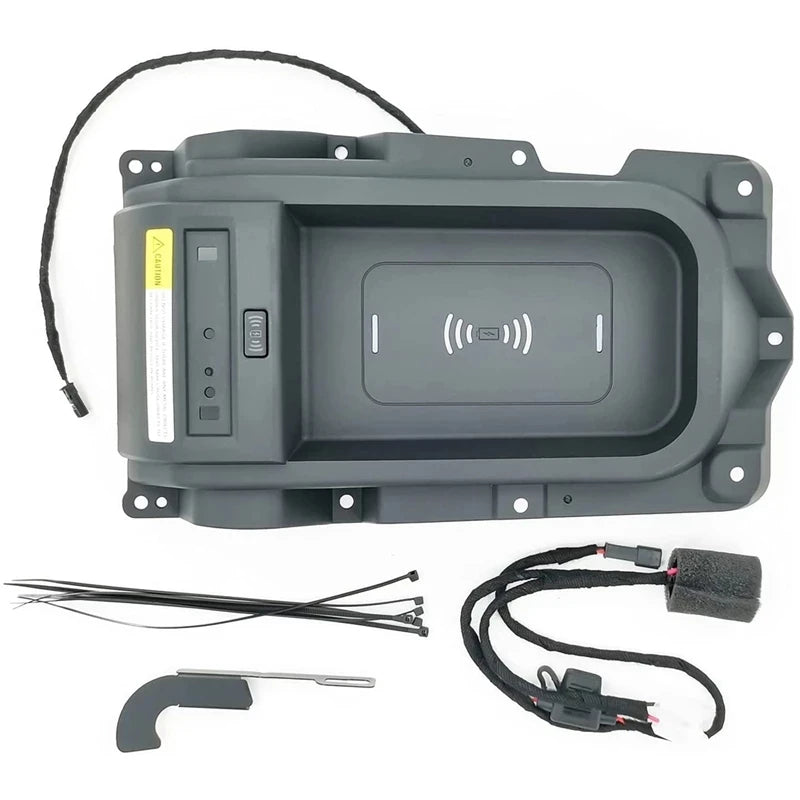 Center Console Wireless Charger Tray Assembly & Harness 00016-34506 For 2014-2020 Toyota Tundra 0001634506