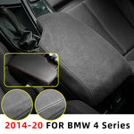 For BMW 4 Series Accessories F32 F33 F36 2013-2019 2020 428i 420i 435i Center Console Armrest Storage Box Protection Cover Trim