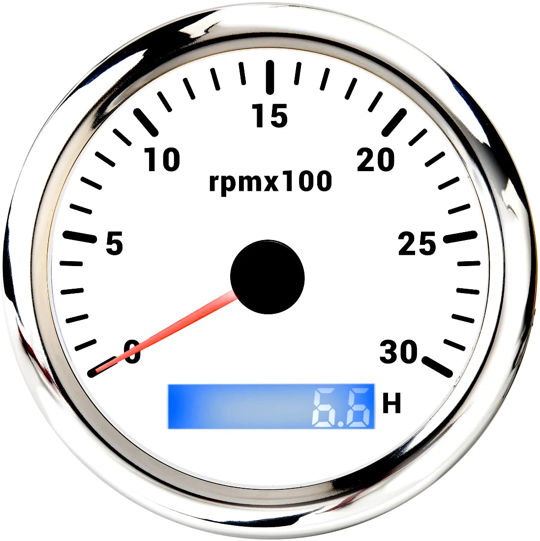 85mm Tachometer with LCD Hour Meter | 7 Color LED Backlight for Marine Boat Car lifestyle view