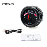 12V Car Gauge 52mm Water Temp Oil Temp Voltmeter Oil Press BAR PSI Vacuum Boost Gauge lifestyle view