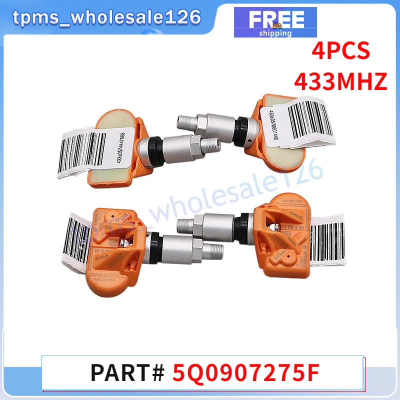 433MHZ TPMS Tire Pressure Monitor Sensor 4PCS | For Audi Porsche VW
