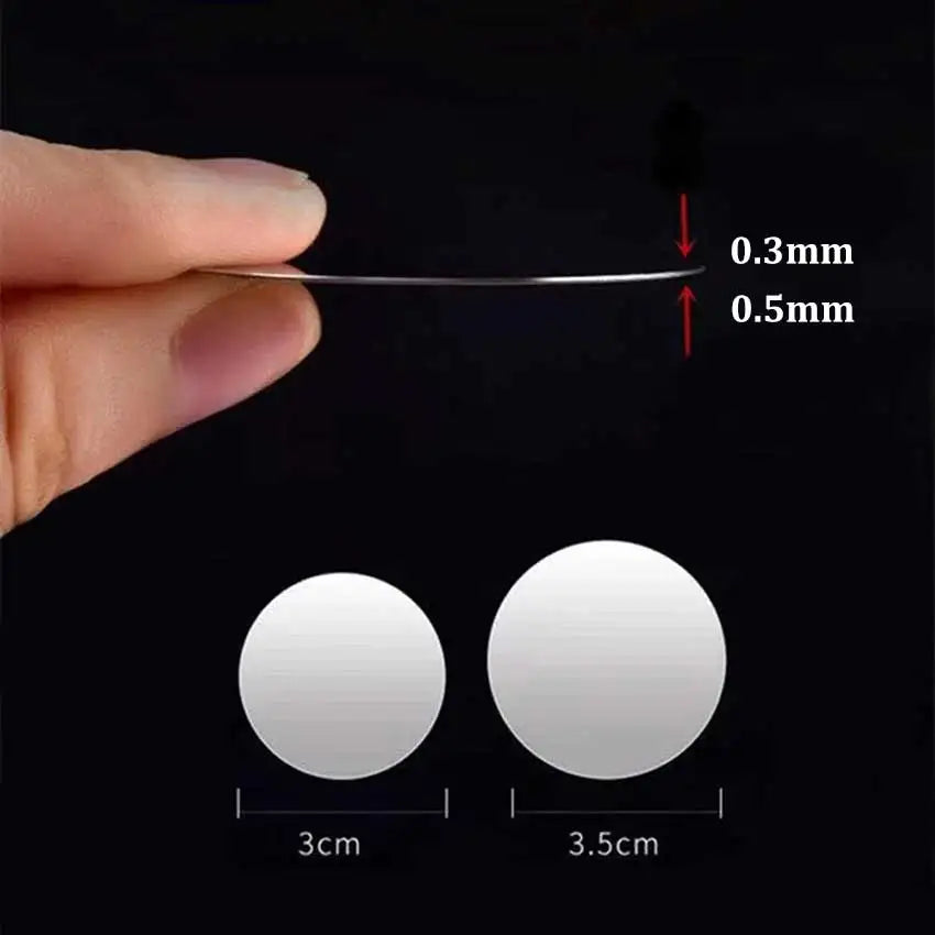 10Pcs Metal Plate Disk Iron Sheet for Magnetic Car Phone Holder | Universal Size Fit K close-up view