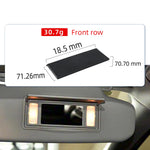 Black/Gray/Beige Sun Visor Vanity Mirror Lamp Cover Car Interior Parts Replacement For Volvo S60 V40 V60 31377715