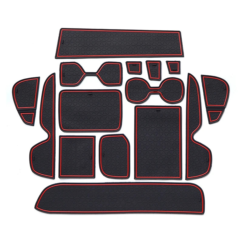 For Toyota RAV4 XA50 2019 2020 2021 2022 2023 RAV 4 Hybrid Car Non-Slip Mat Door Groove Pad Gate Slot Cup Car Accessories