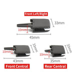W166 Rear AC Vent Grille Outlet Tab Clip Slider B Pillar Repair Kit For Mercedes Benz W166 M ML GL GLE GLS 2012-2015