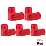 Plastic Tire Valve Caps with Built-in Valve Core Remover | Universal Stem Covers for alternate view