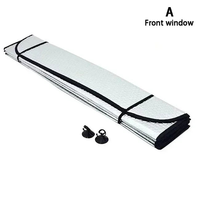 Car Sunshade Window Sun Shade for Front Windshield | UV Protection Car Windshield Cov alternate view