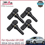 4PCS 52933-C1100 Tire Pressure Monitor Sensor 433MHz TPMS for Hyundai i20 iX35 NEXO Tucson