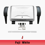 Side Toolbox Storage Box for Land Rover Defender 110 | Roof Mounted Gear Carrier with close-up view