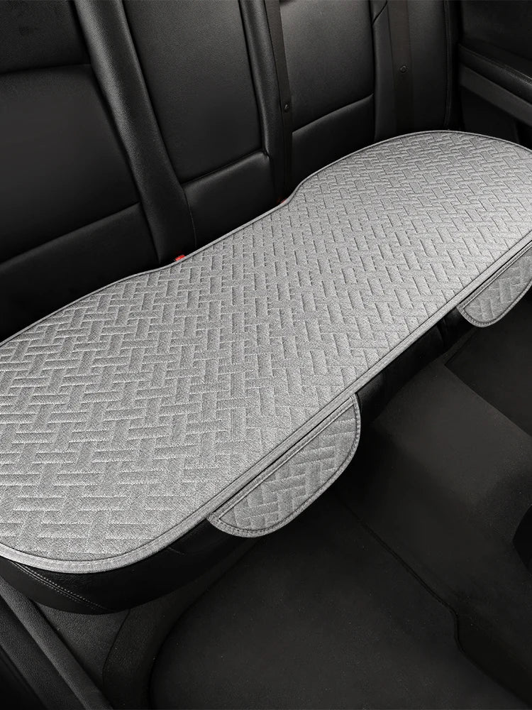 Car Seat Cushion, All Season Universal Linen Car Seat Cushion Cover, Anti Slip, Wear-Res detail view