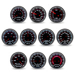52mm Car Racing Gauge Set | Tachometer Oil Pressure Turbo Bar Water Temp EGT Voltmete alternate view