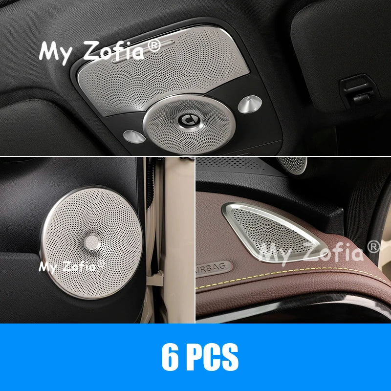 For Smart #3 2024 2025 2026 Car Stainless Steel Instrument air outlet cover Center Conso detail view