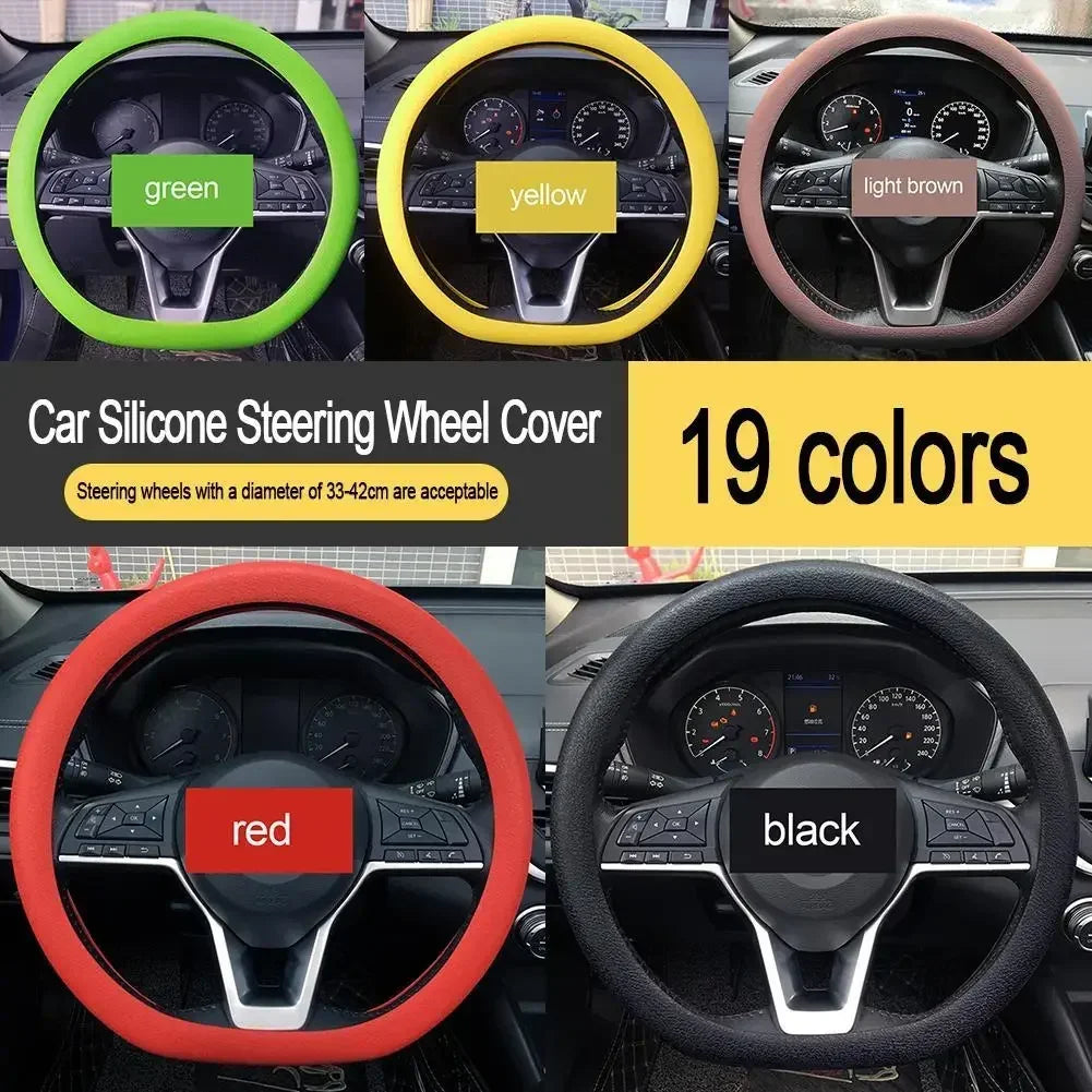 Silicone Steering Wheel Cover Non-Slip Ice Silk alternate view