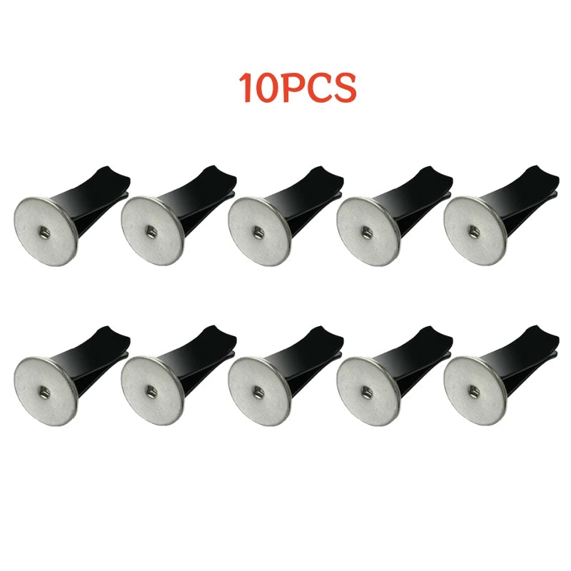 2-20pcs Metal Round Head Car Vent Clips Auto Freshener Clips Car Air Conditioner Clips Car Outlet Perfume Clips Accessories