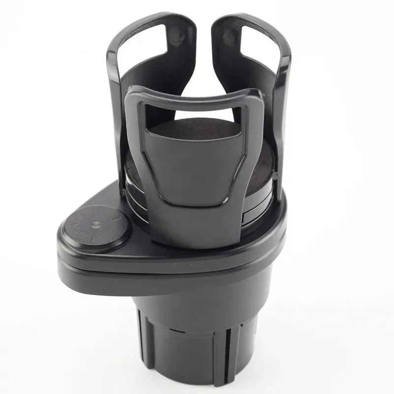 Car Cup Holder Expander with 360° Rotating Base