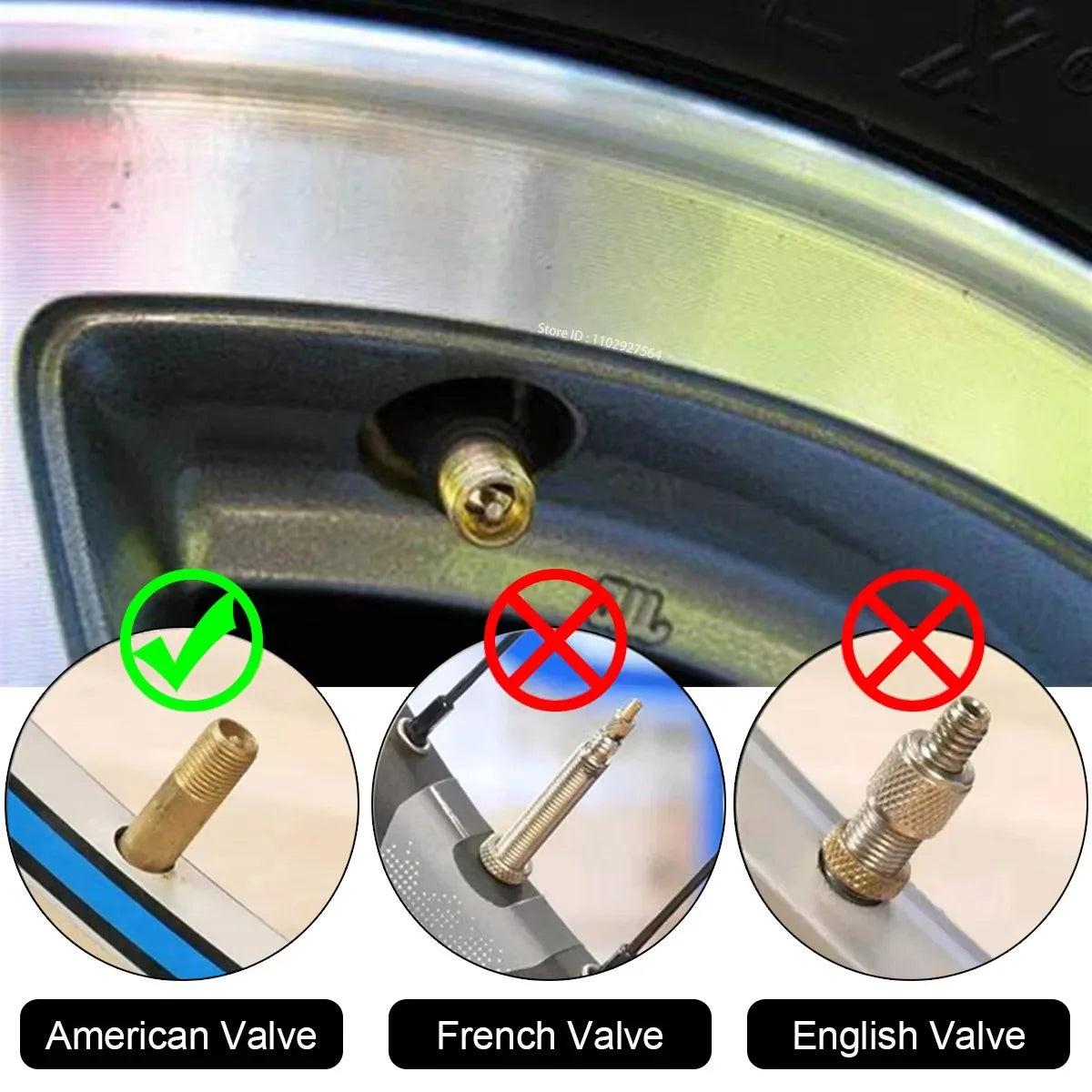 Car Bicycle Slotted Handle Tire Valve Stem Core Remover Screwdriver Tire Repair Ins additional angle