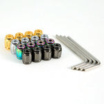 Anti Theft Tire Valve Caps with Rubber Seal | Universal Stem Covers for Car SUV Bike T close-up view