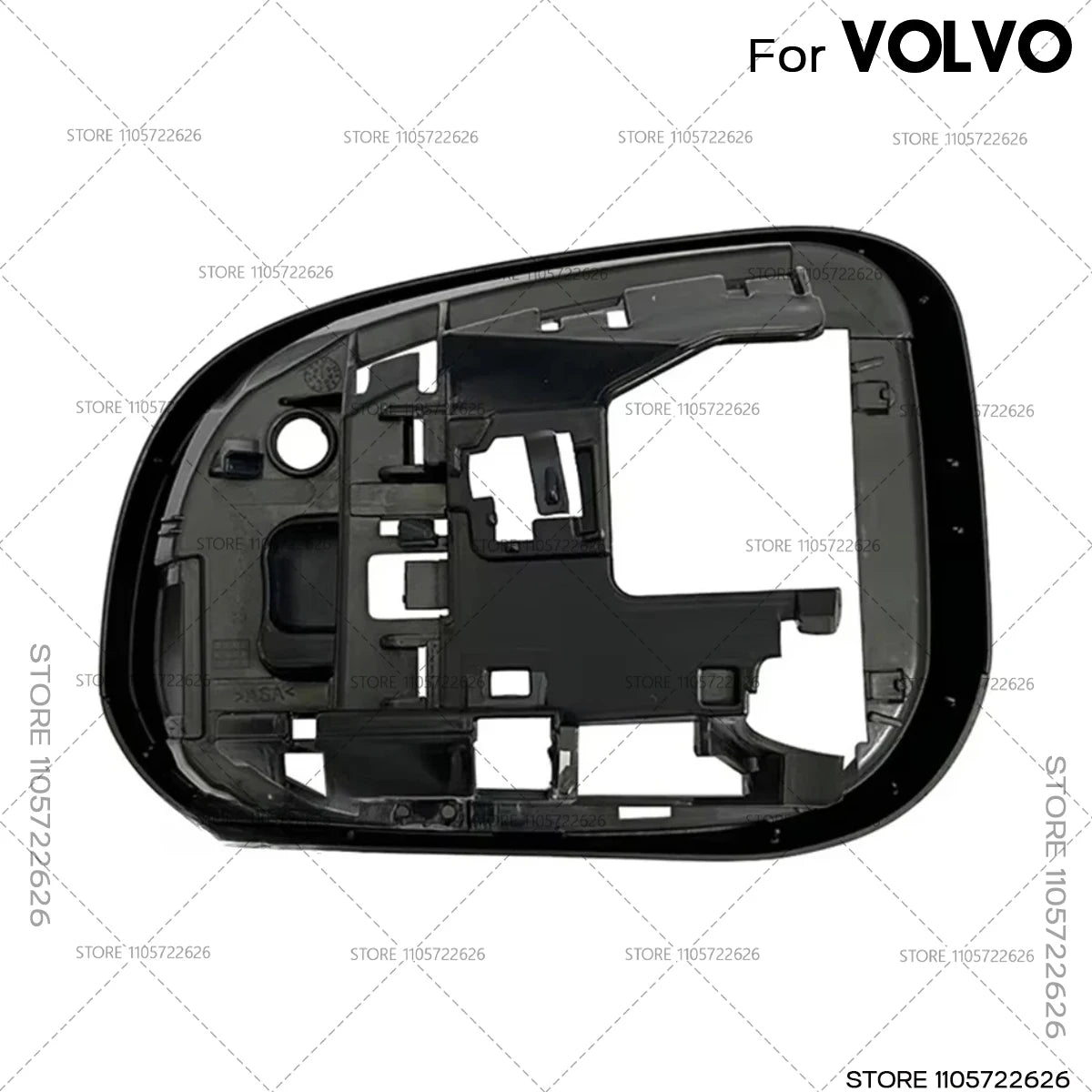 For 2011 2012 2013 2014 2015 2016 2017 2018 2019 Volvo S60 V60  V40 V70  Door Rearview Mirror Cover Frame Holder