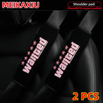 WENTED Flash Bllingbling New Style Comfortable Fabric Car Seat Belt Shoulder Cover Ca lifestyle view