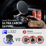 LISEN Qi2.2 25W MagSafe Car Mount Charger | Vacuum Suction Cup Wireless Charger for iPho detail view