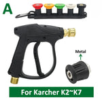 Pressure Washer Gun Kit with Quick Connect Nozzle and Hose Adapters | Compatible with alternate view