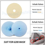 New 6281 Head Belt Strip Set For 6200 Dust Mask Half Face Gas Respirator Replace Acce lifestyle view