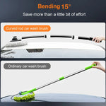 Car Wash Brush Car Cleaning Brush Telescoping Long Handle Mop Soft Hair Chenille Broom U detail view