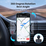 TOPK Car Phone Holder Mount | Air Vent Upgrade Auto-Locking Hook Clip close-up view